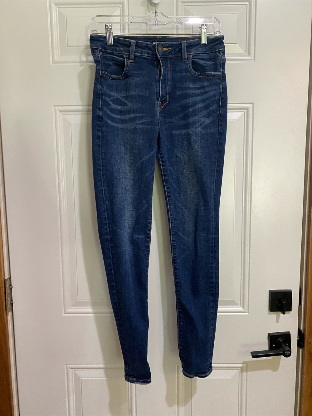 American Eagle Outfitters Dark Blue Skinny Jeans